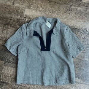 Zipper polo
